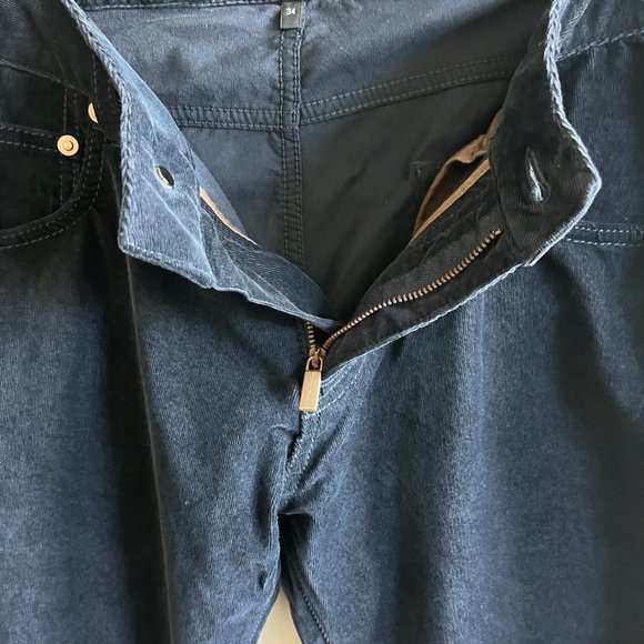 Giorgio Armani Men's Slim Fit Limited Edition Corduroy Pants Trousers 34x32 - Picture 7 of 14